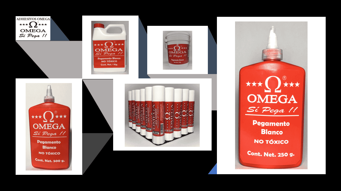 Pegamento blanco y barras adhesivas