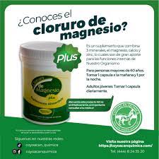 Cloruro de Magnesio acs, usp como Suplemento Alimenticio