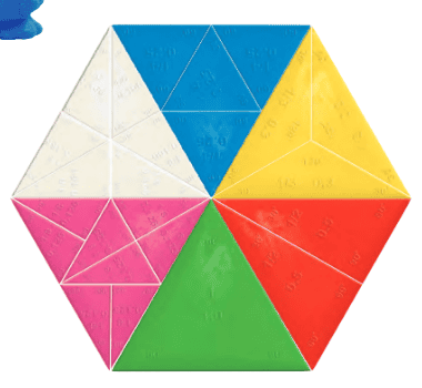 Juguetes educativos Fracciones Triangulares