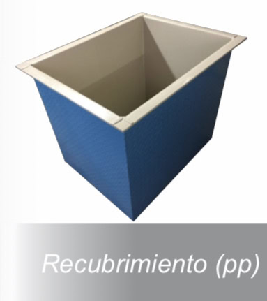 Recubrimientos termoplásticos para tinas metálicas
