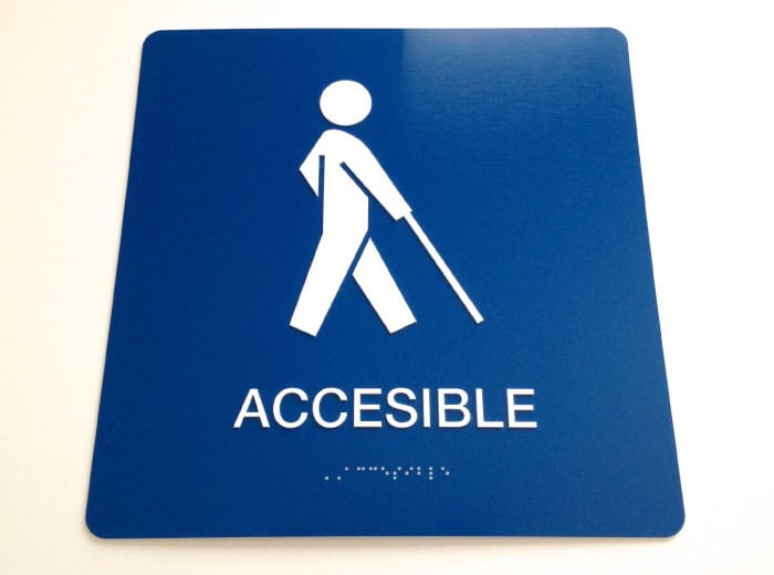 Señalización Braille