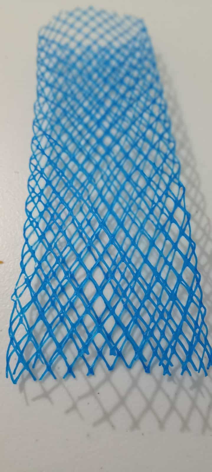 Malla Plástica De Protección Azul 7 Cms