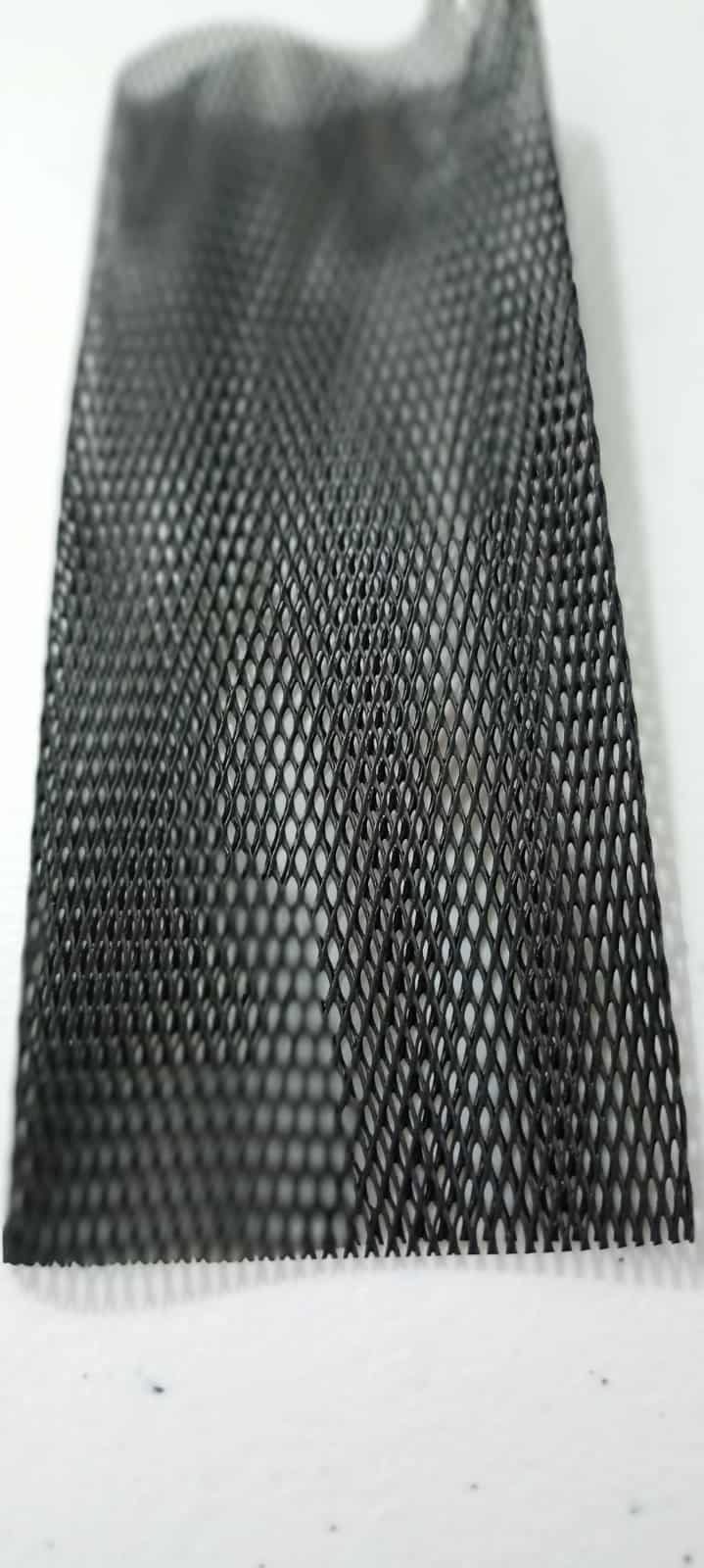 Malla Plástica De Protección Bolsa Negro 7 cms