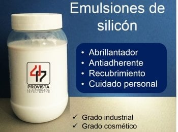 Emulsiones de silicon - Provista