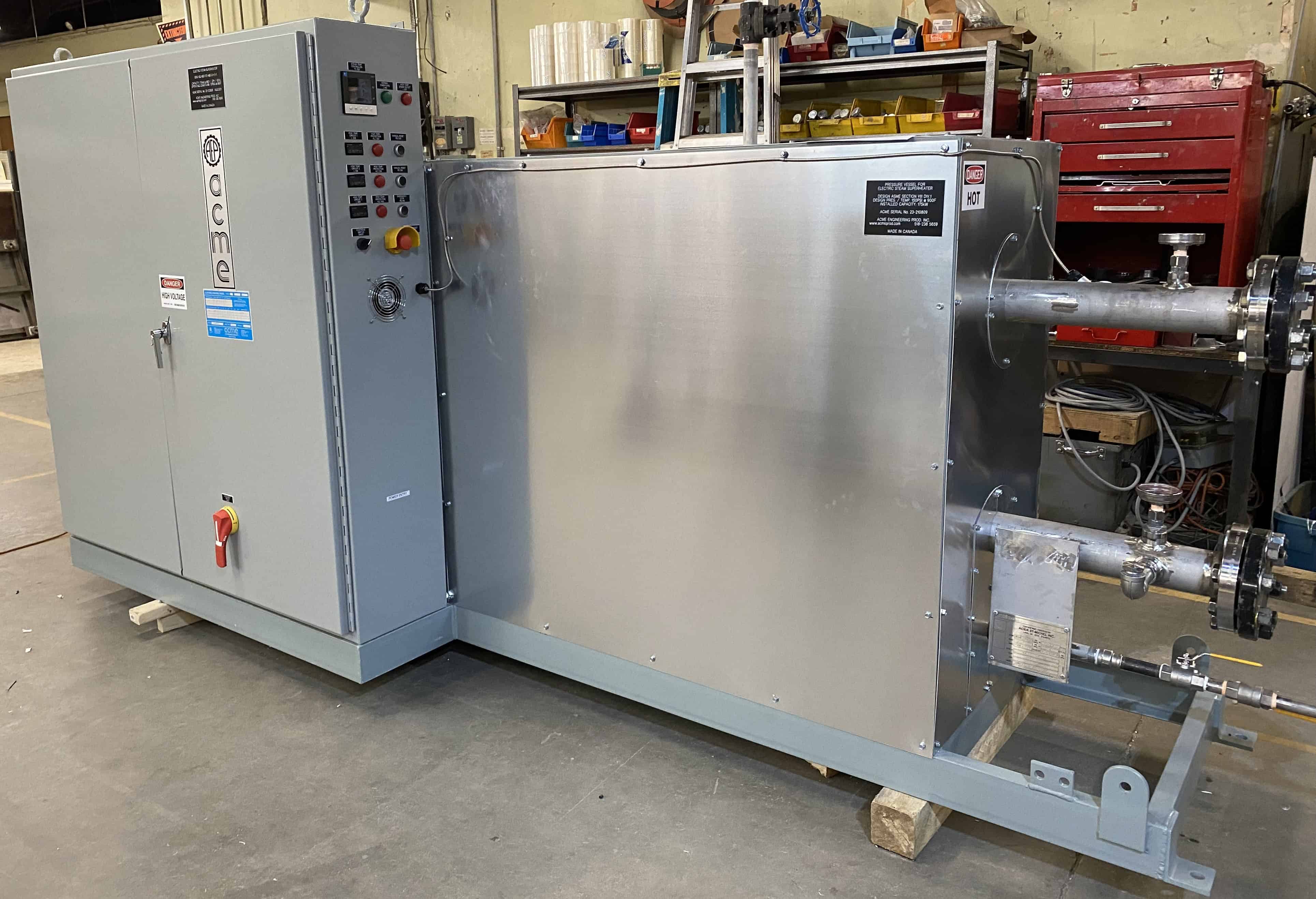 Sobrecalentador de vapor eléctrico - Large