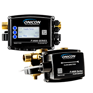 Medidor de flujo ultrasónico en línea, para agua potable, marca ONICON, Modelo F4600