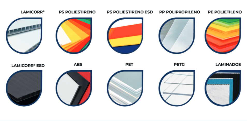 Láminas de Polietileno PE para piezas automotrices