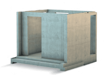 Encofrados de hormigón flexible para piezas modulares