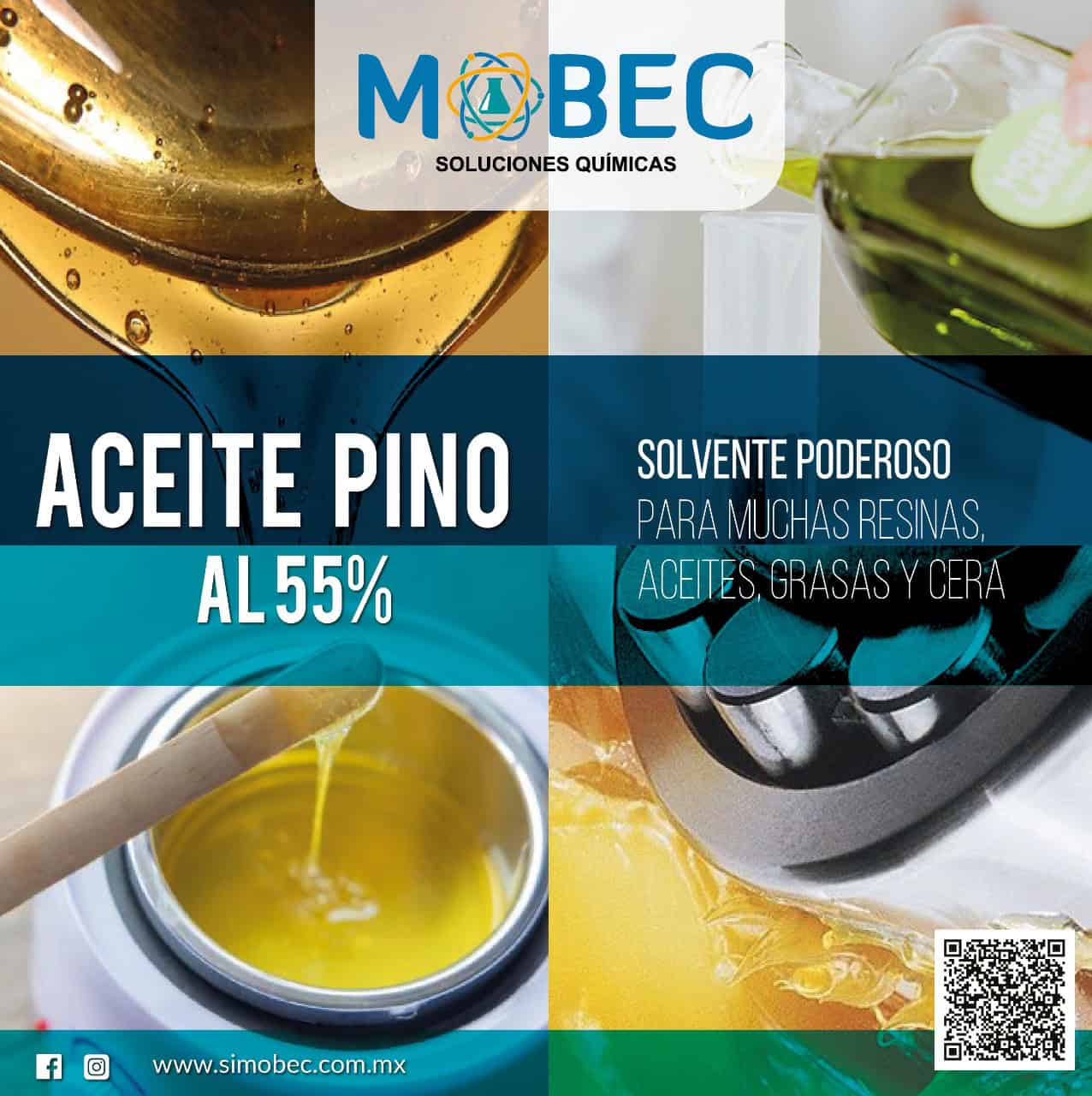 Aceite de pino 55% para emulsiones