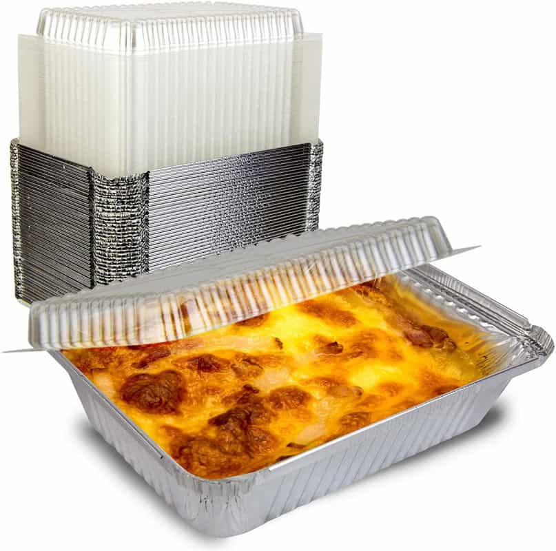 Charolas de aluminio para hornear desechables 3