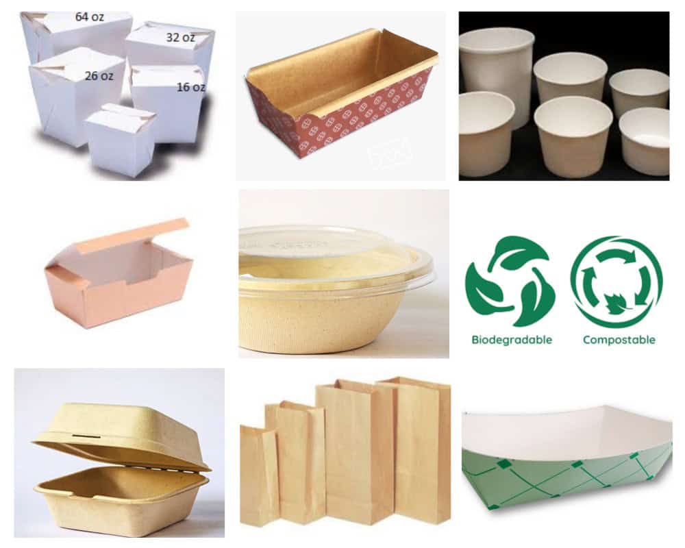 Envases de cartón para alimentos al mayoreo