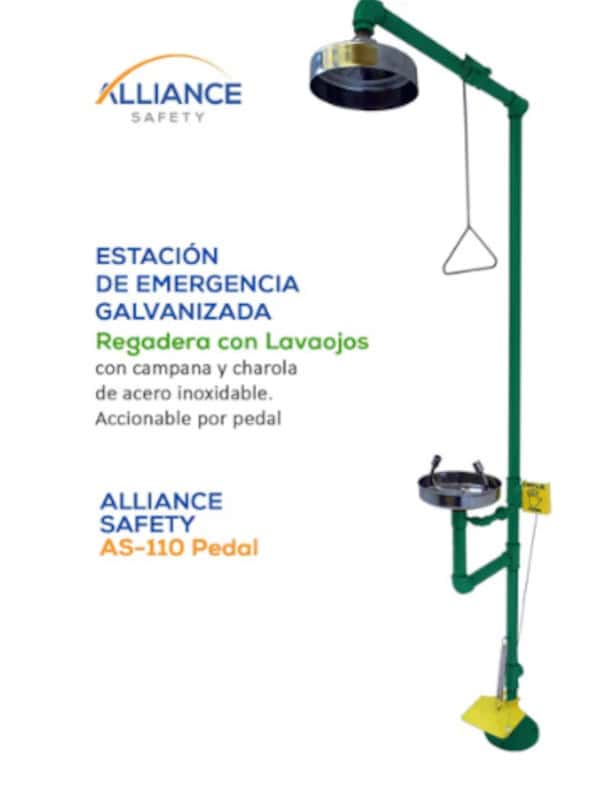 Regaderas con lavaojos 2