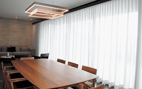 Cortineria tradicional iluminación natural