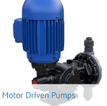 Bomba dosificadora accionada por motor