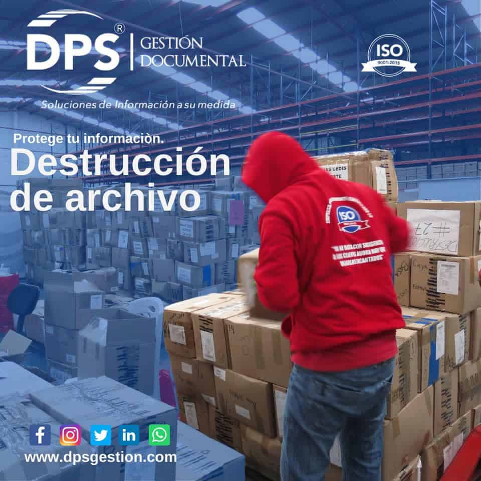 Destruccion de archivo muerto  a domicilio cdmx 2