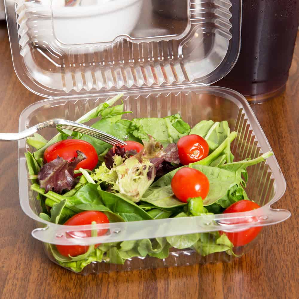 Plásticos transparentes para la industria alimenticia