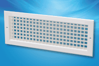 Rejillas de inyeccion de aire Doble deflexión Aleta Recta