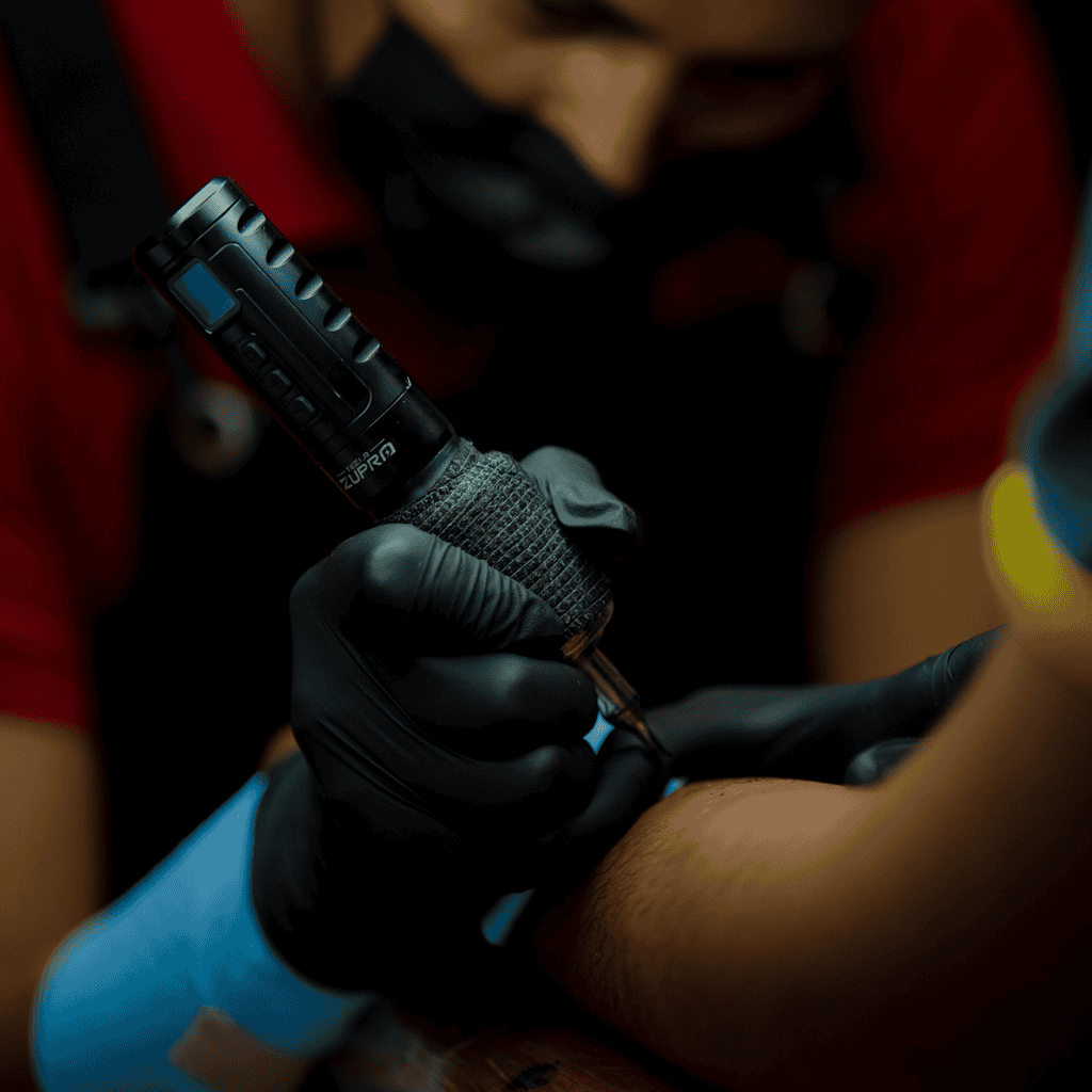 Guantes de nitrilo negros para Tattoo