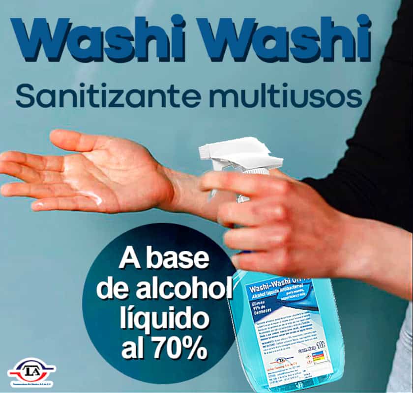 Alcohol liquido antibacterial para manos