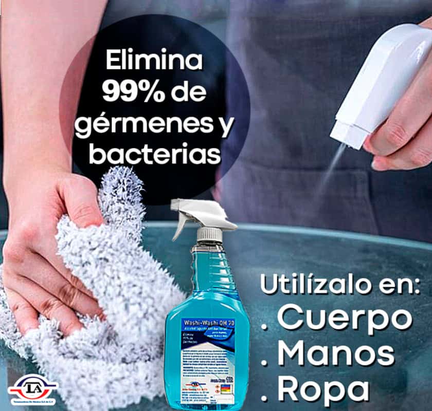 Alcohol liquido antibacterial para manos 2