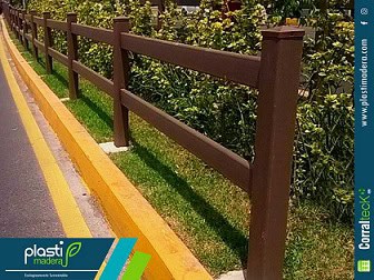 Corrales de plastimadera para ganaderia