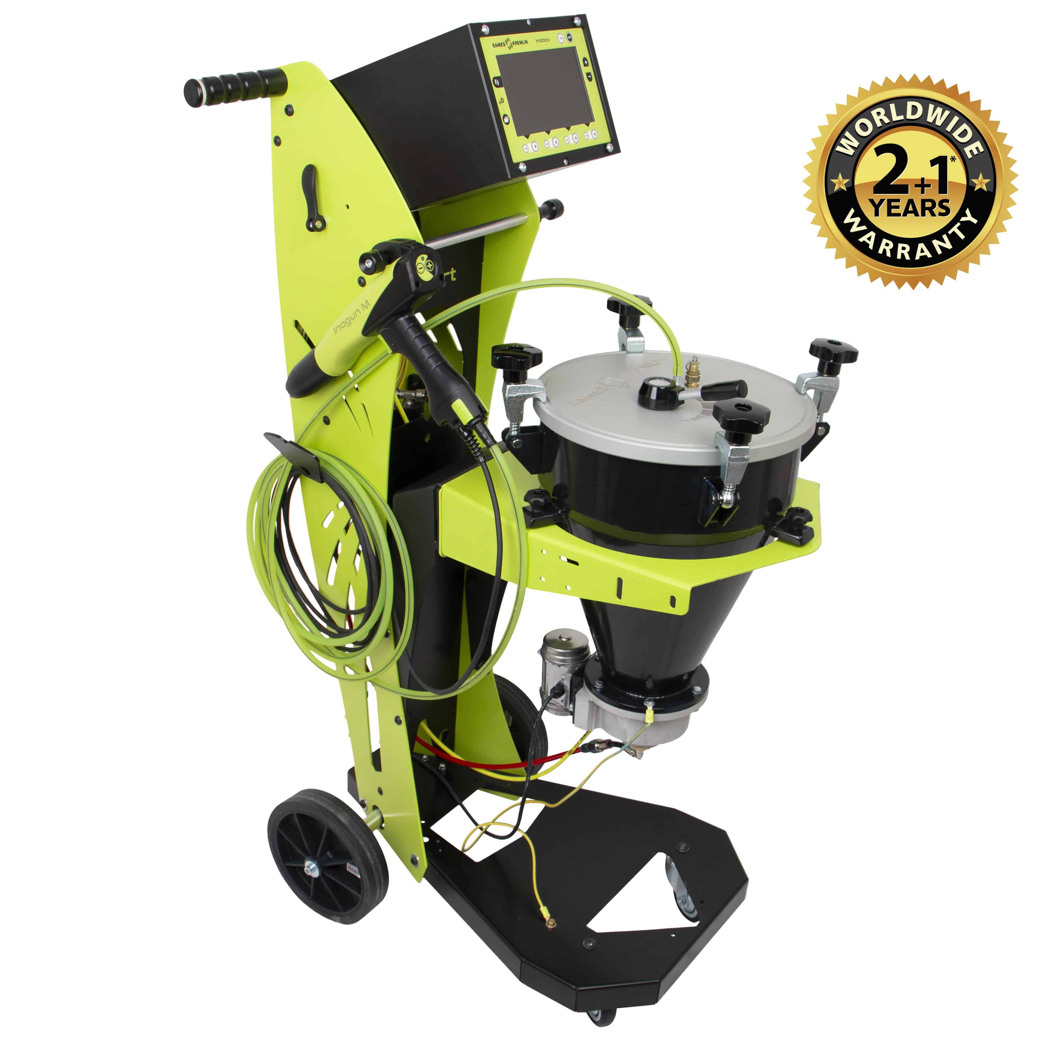 Equipos para pintar manuales de polvo Inocart NDT