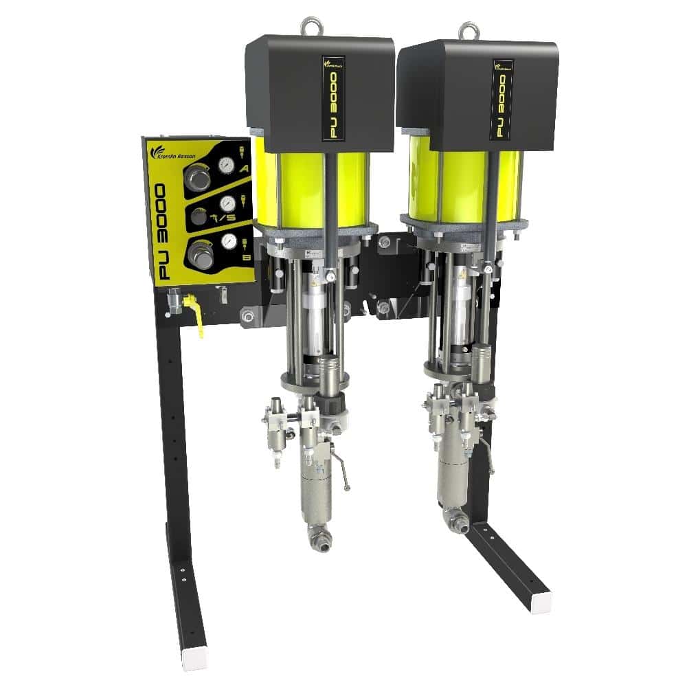 Pistolas Dosificadoras Electrónicas de Pintura PU3000 Airless