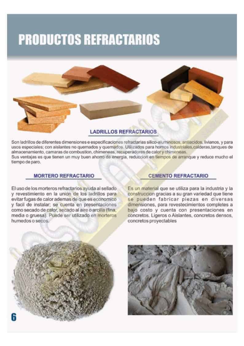 Aislamientos refractarios para la industria de la construcción
