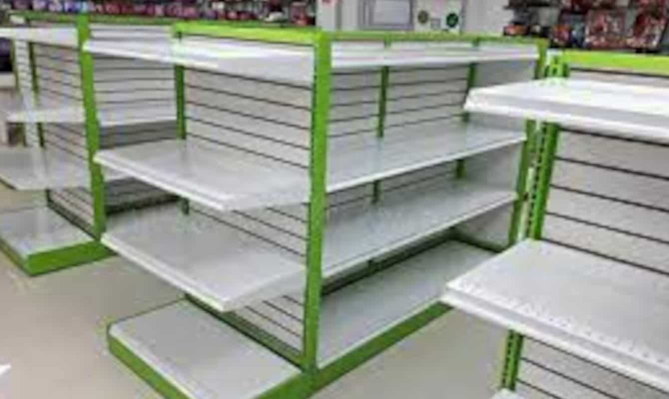 Góndolas metálicas para almacenamiento 