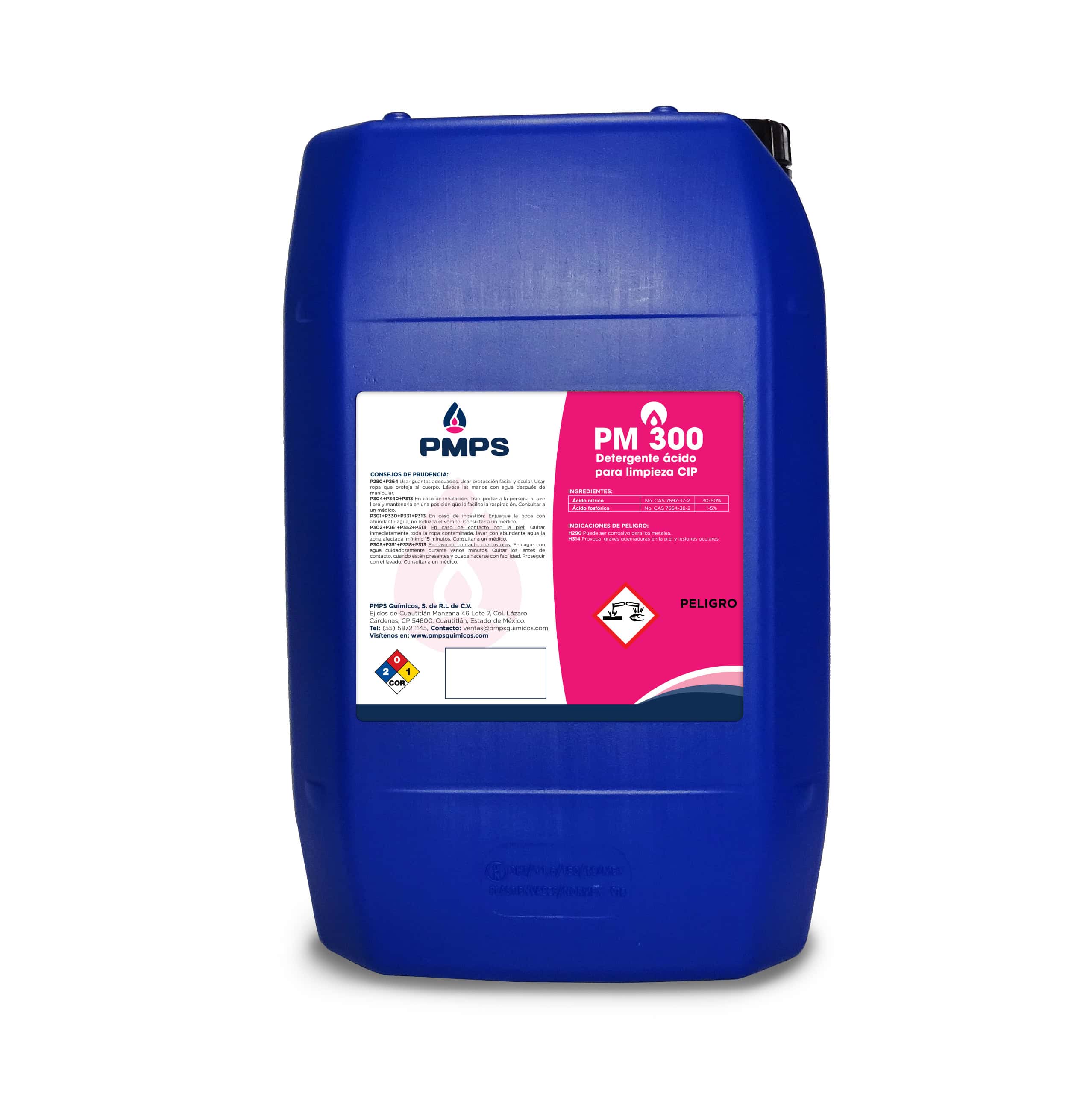 PM 300, Detergente Ácido para Limpieza CIP