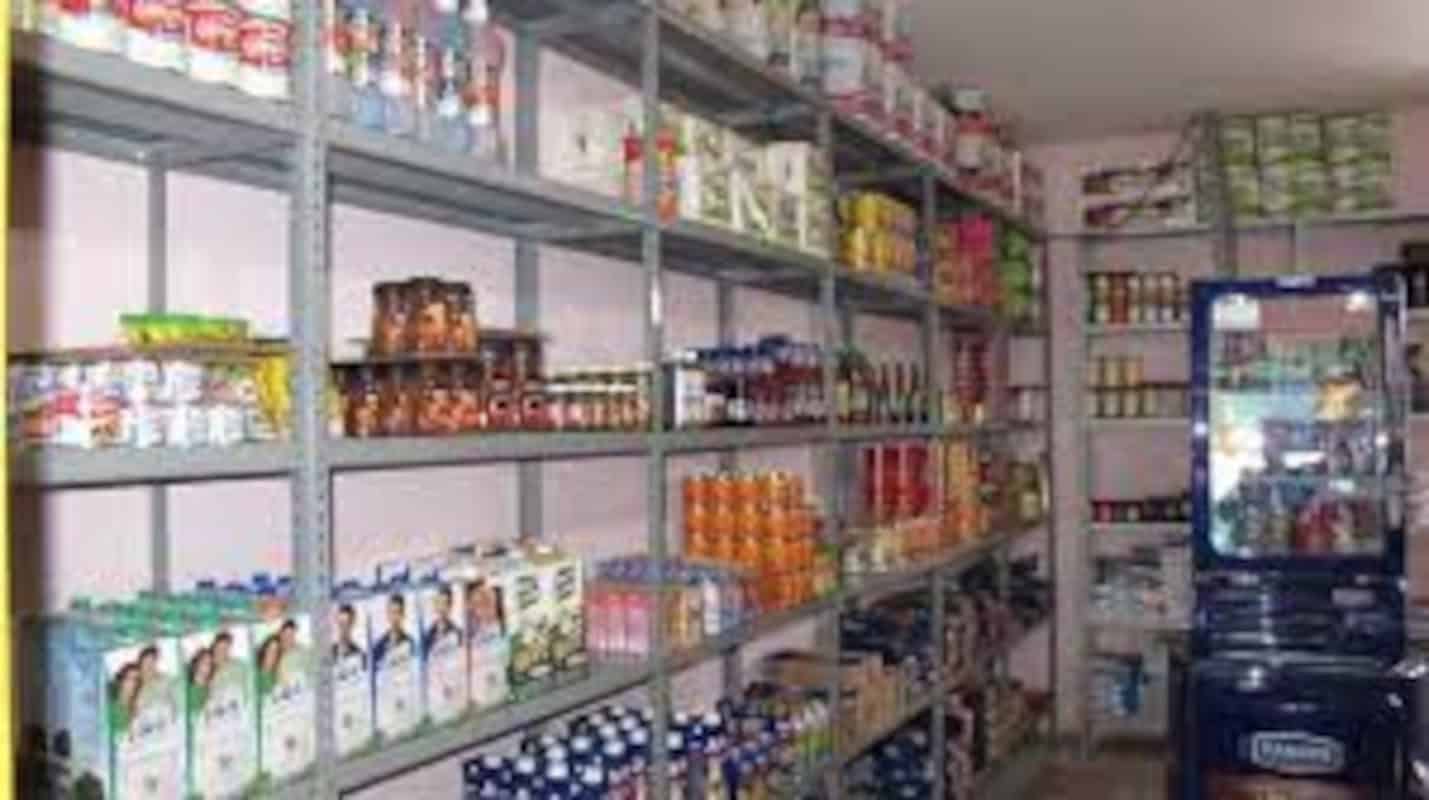 Anaqueles para tiendas de abarrotes 