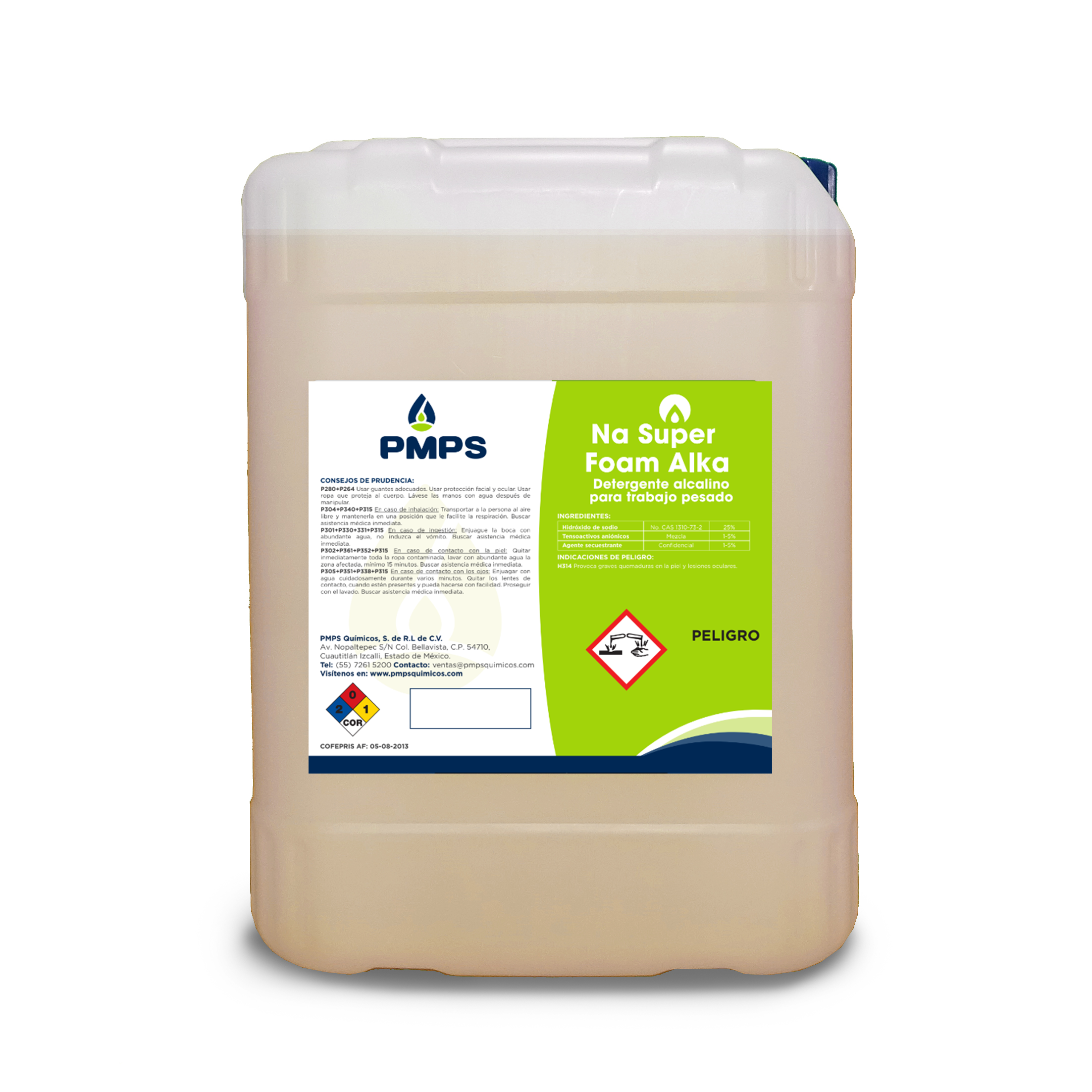 NA Super Foam Alka, Detergente Alcalino para Trabajo Pesado