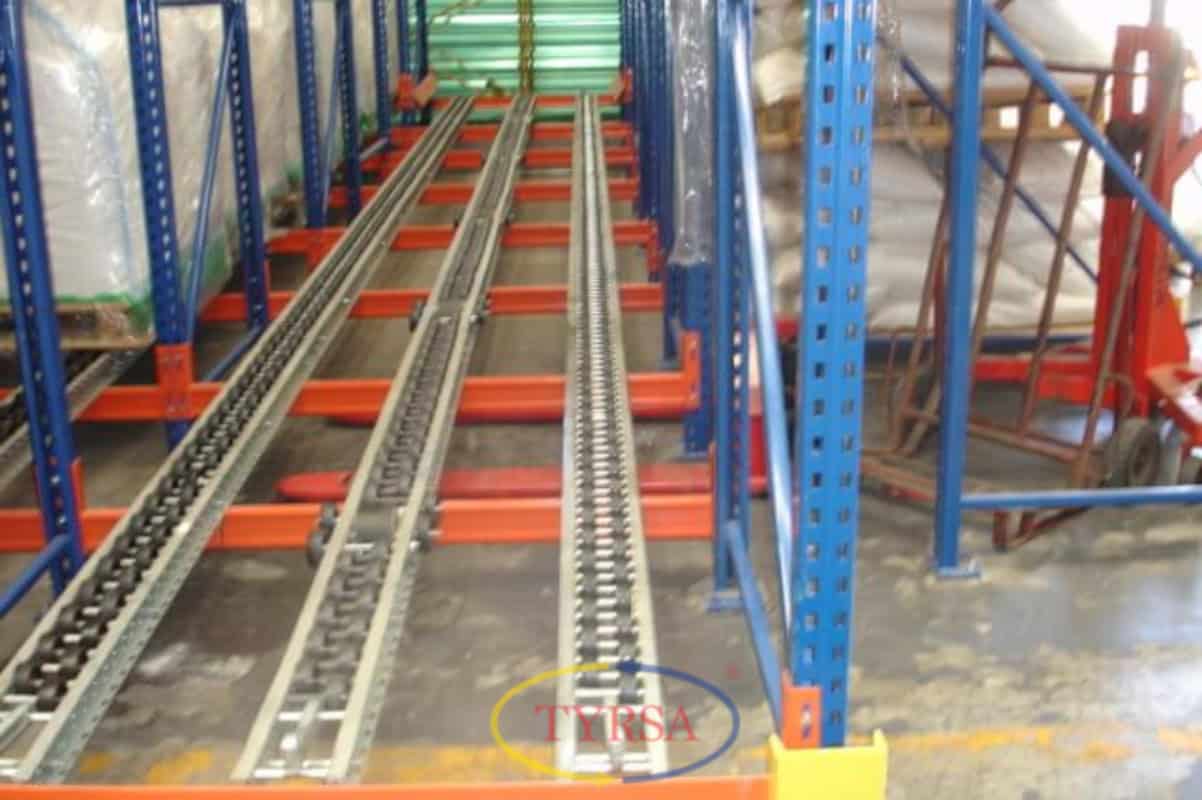 Rack dinámico por gravedad 
