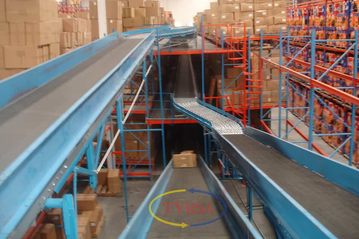 Transportadores de gravedad para centros de distribución 