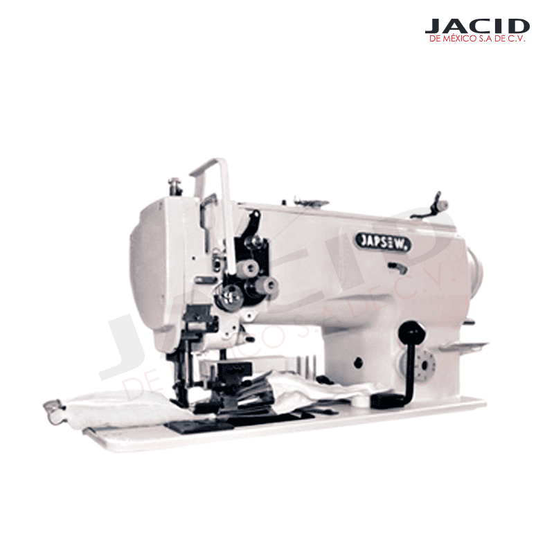 Maquinaria de costura plana con embiesador y refilador