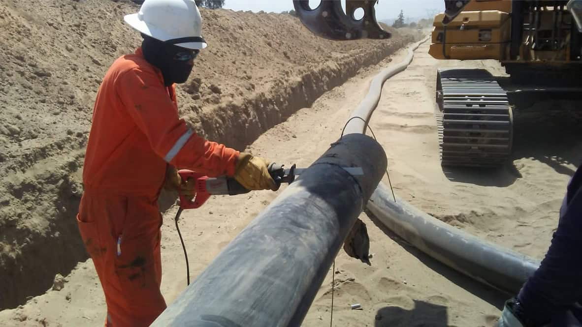 Tubería flexible para transporte de agua