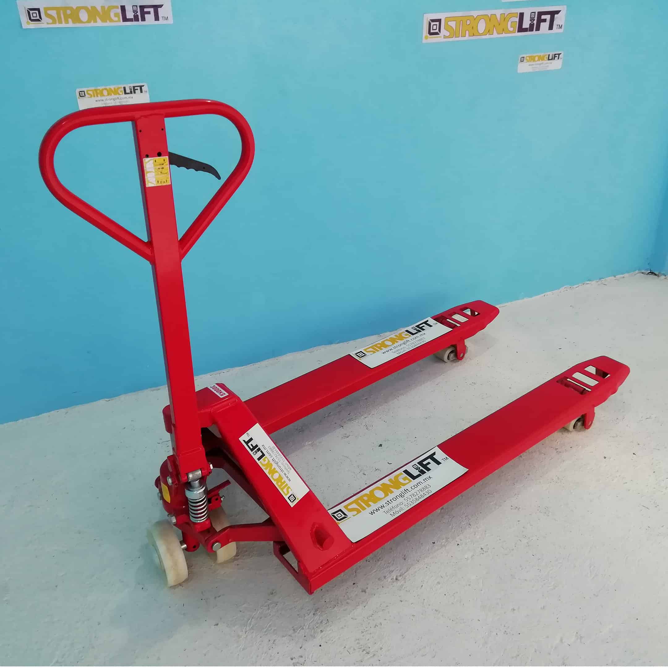 Patin hidraulico 3 toneladas llantas sencillas nylamid 1