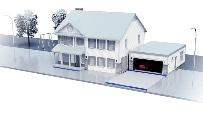 Drenaje de agua residencial