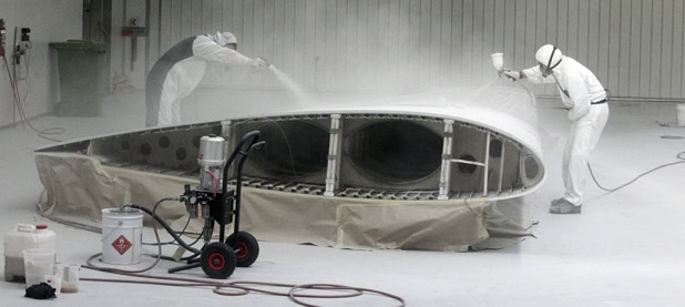 Pintura aeroespacial acabado de poliuretano POLYNER JET