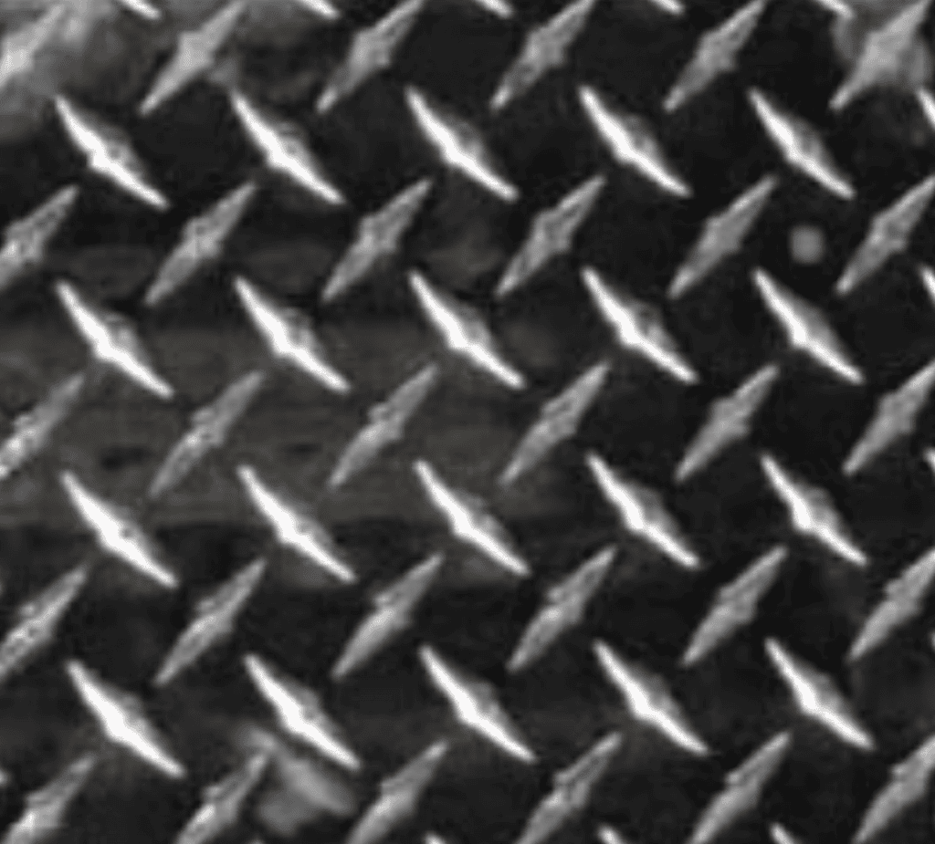 Antiderrapante de aluminio diamante