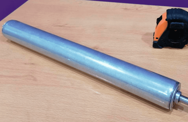 Rodillos de 1 3/8” de diámetro flecha o eje hexagonal 5/16” acero galvanizado