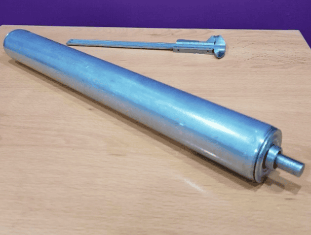 Rodillos de 1 1/4” de diámetro flecha o eje hexagonal 5/16” acero inoxidable