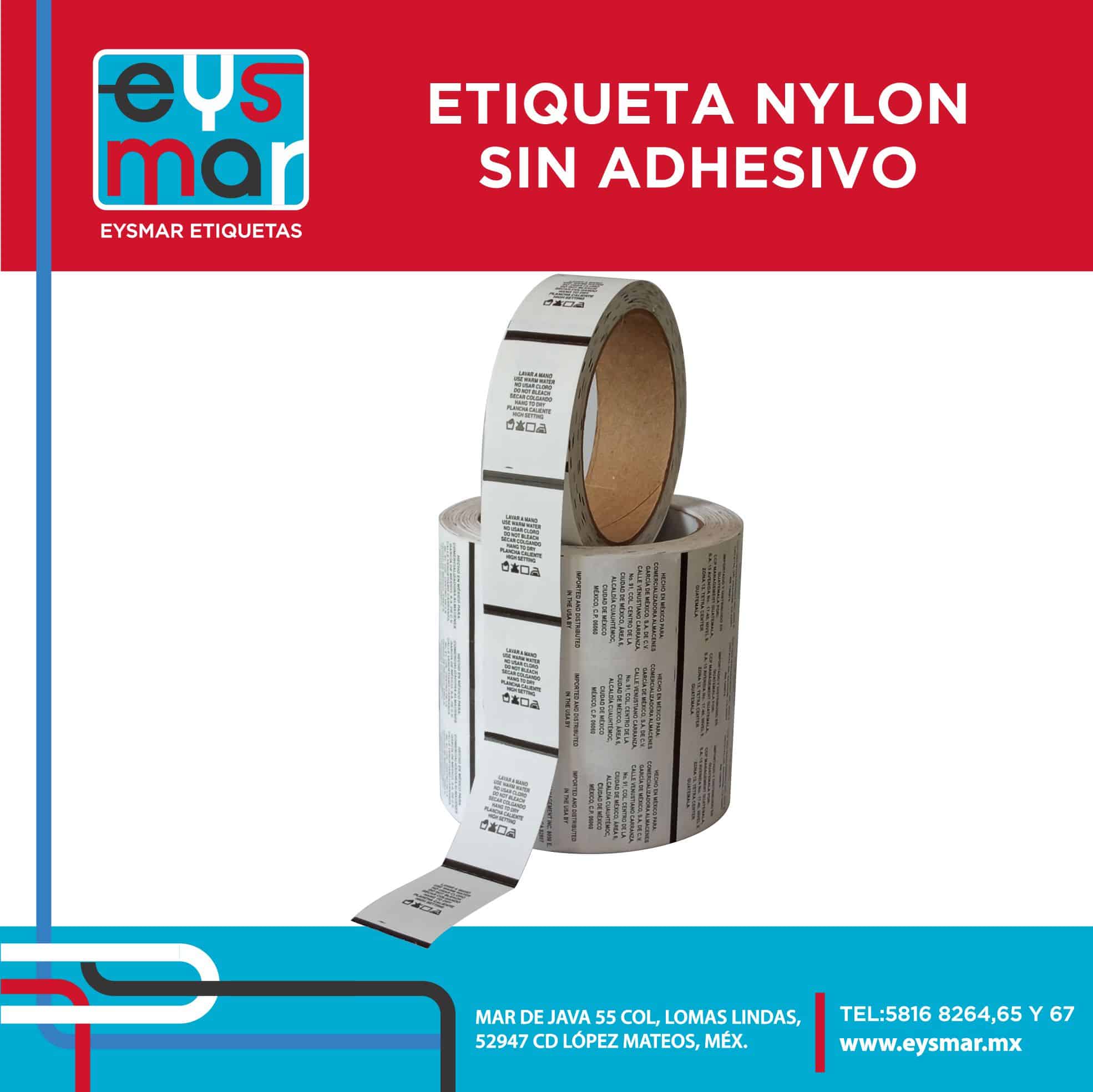 Etiquetas Nylon Textil