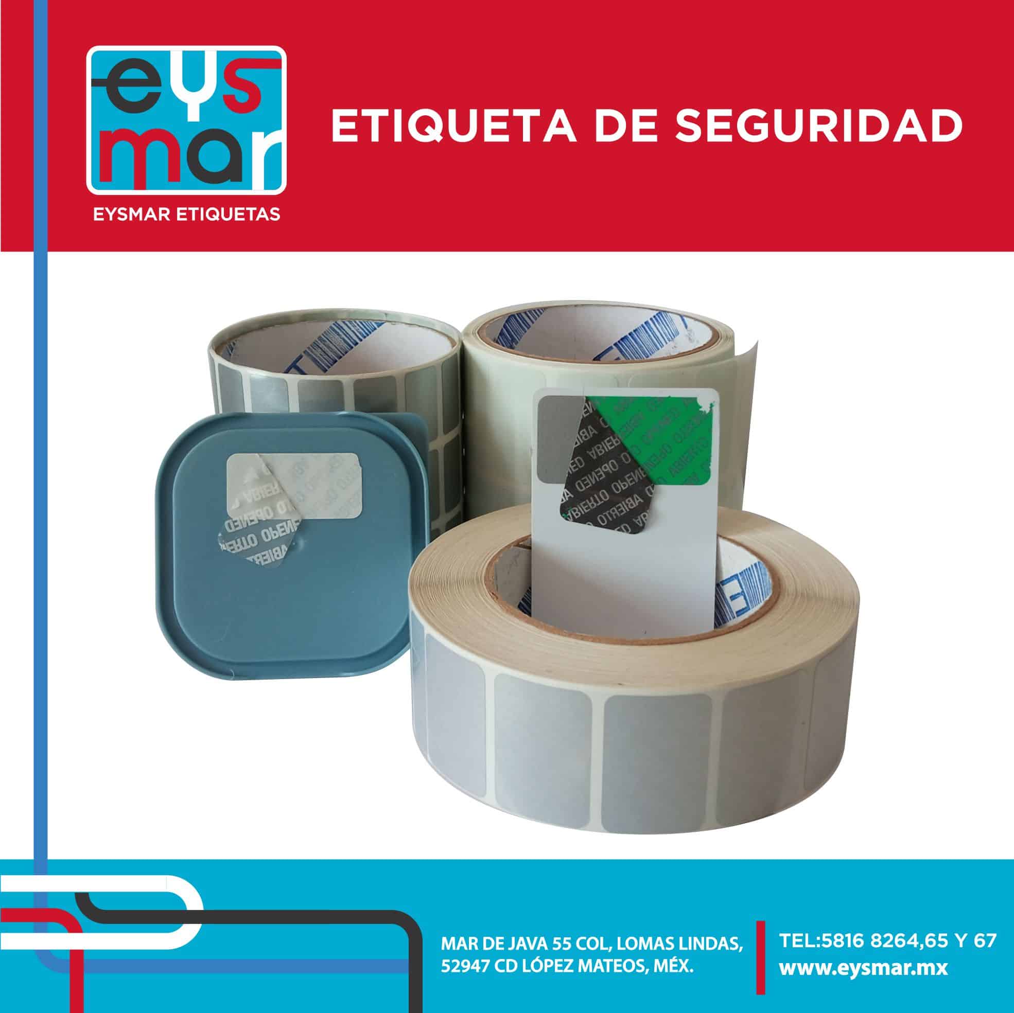 Etiquetas Autoadheribles con Adhesivo de Seguridad