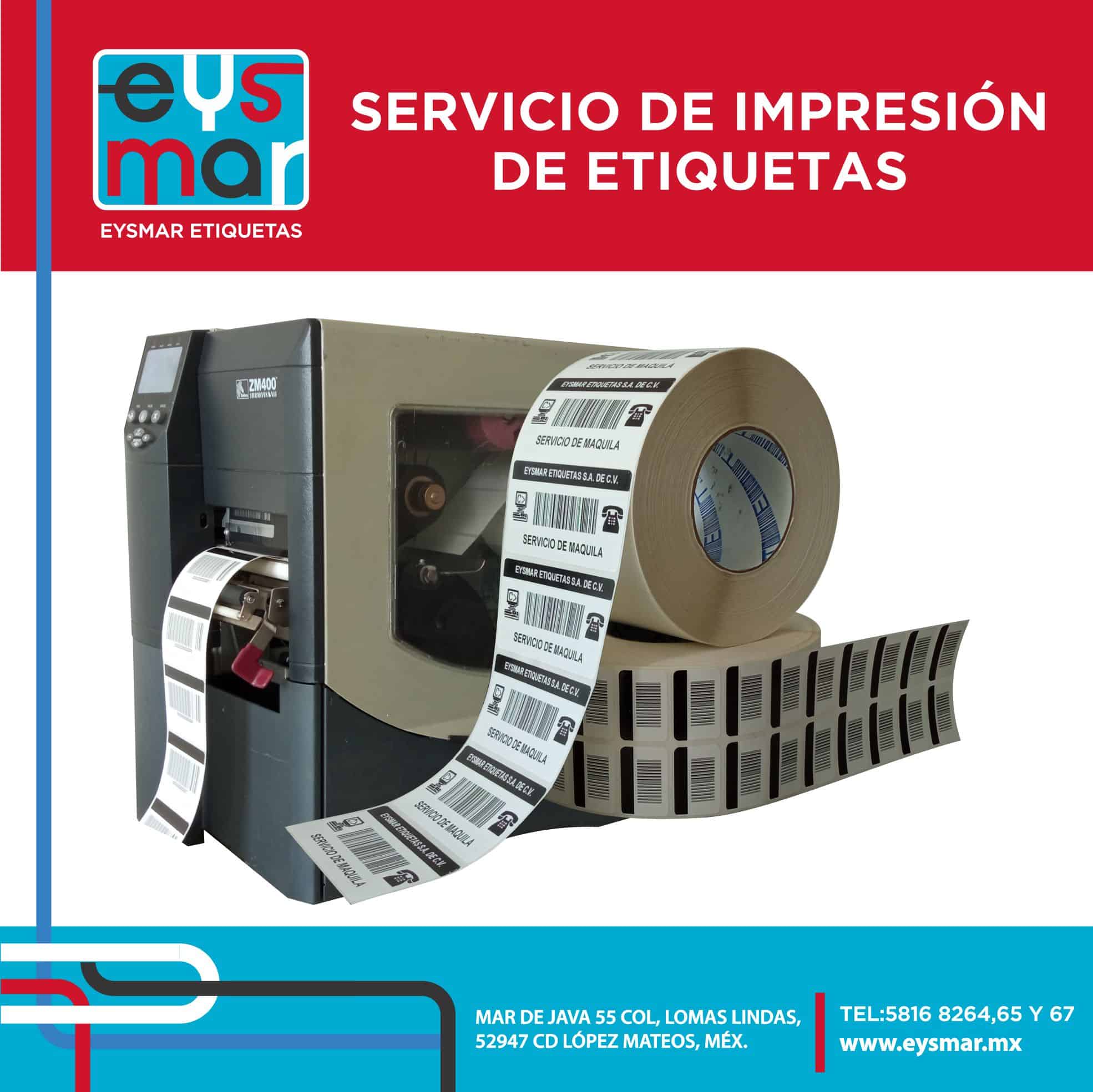 Maquila de etiquetas diseño personalizable