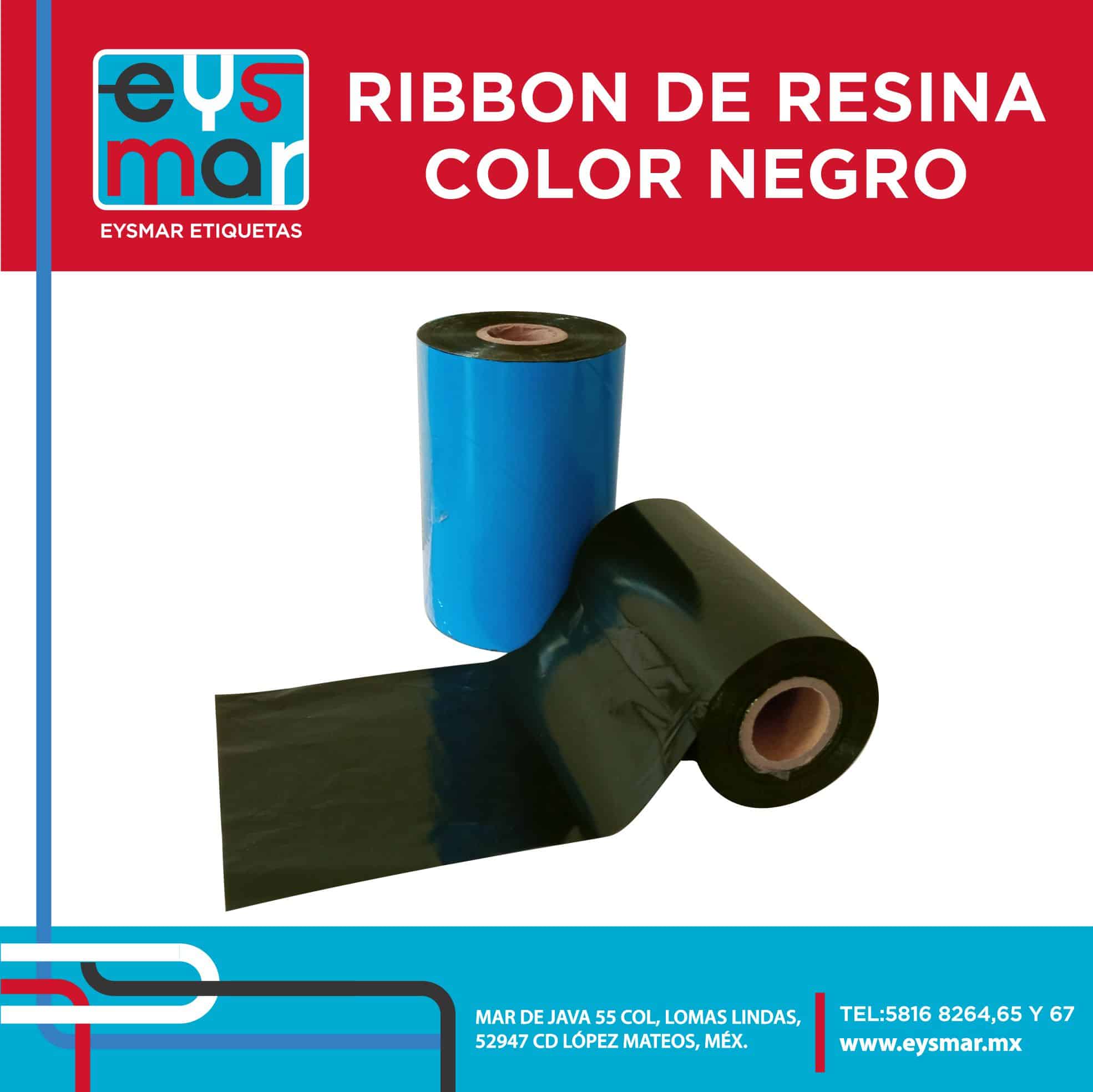 Ribbons de Resina Negro