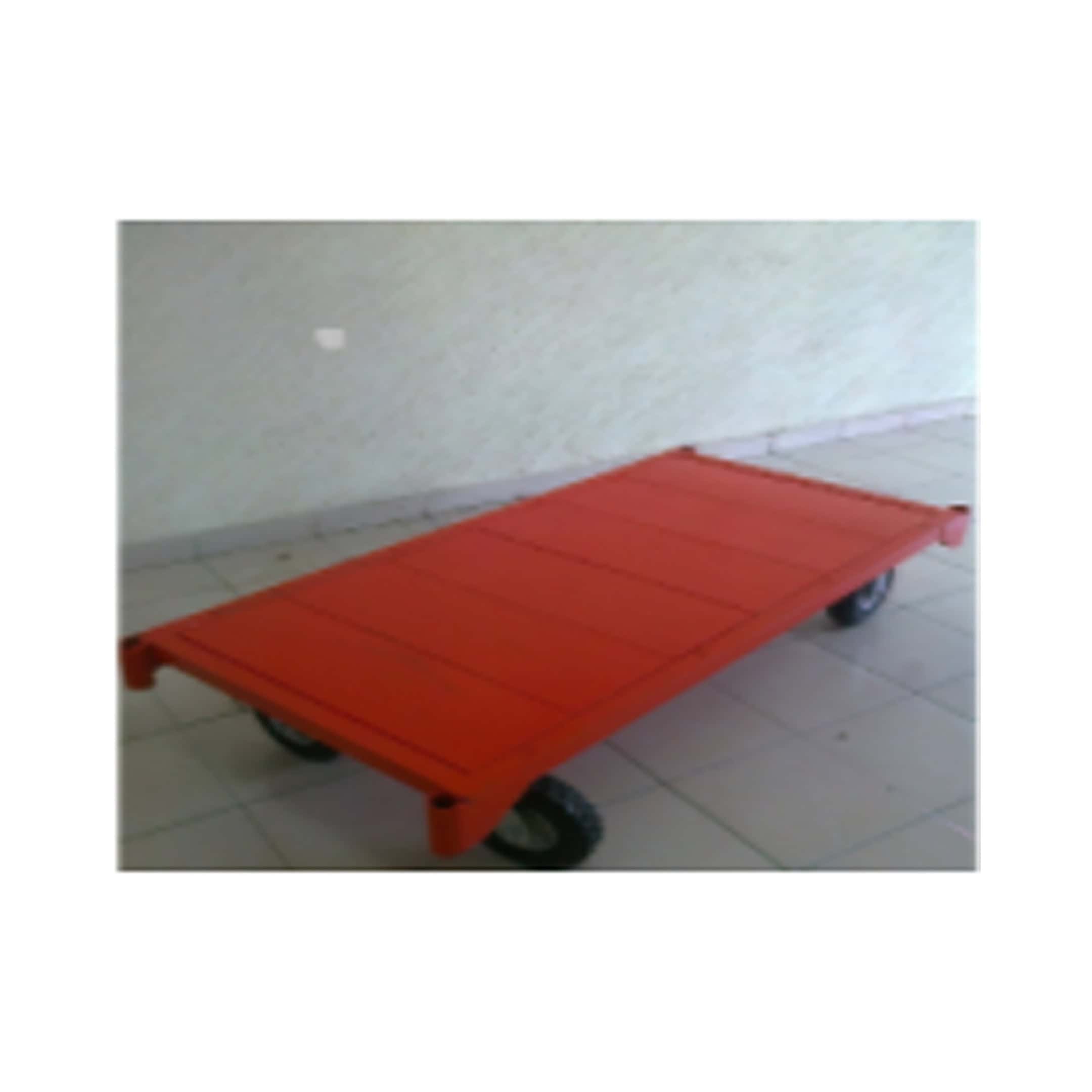 Carros plataforma de madera reforzado