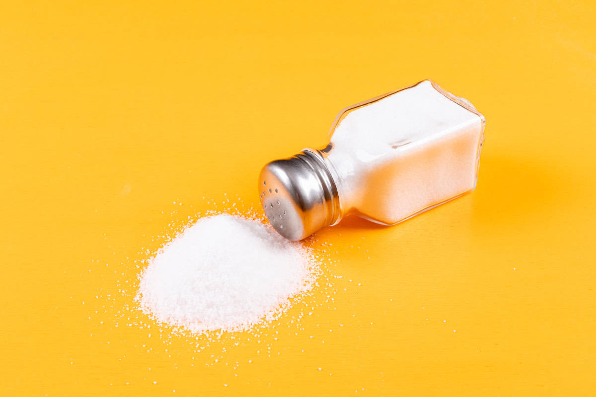 Sal de origen natural 37% baja en sodio