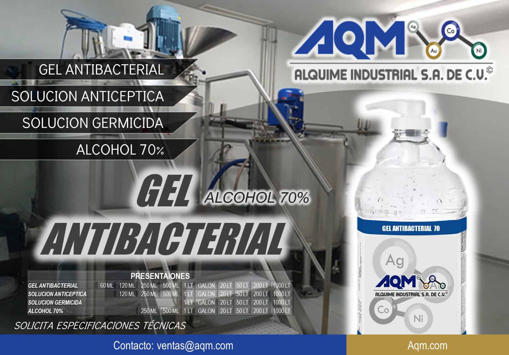 Gel Antibacterial ALQUIME