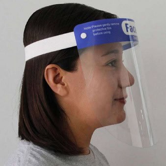 Caretas de PET transparente